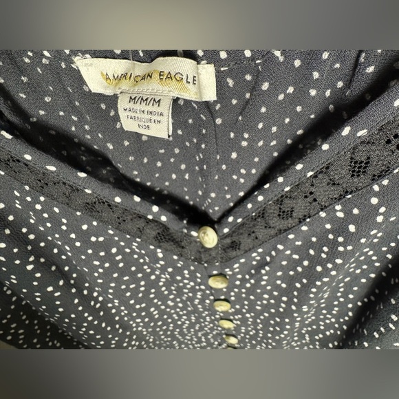 Crop Top Adjustable Straps Women's American Eagle Size M - Picture 3 of 3